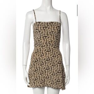 Reformation mini dress floral size 4